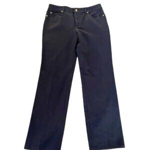 Escada classic straight legs  black cotton jeans